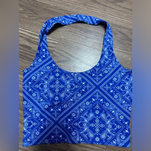 Printed Halter Top - Picture 1 of 3